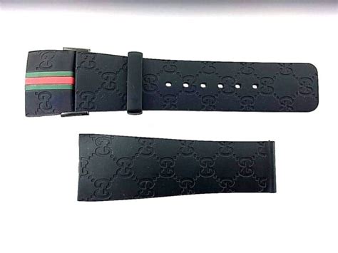 gucci watch rubber strap replica|Gucci rubber watch strap replacement.